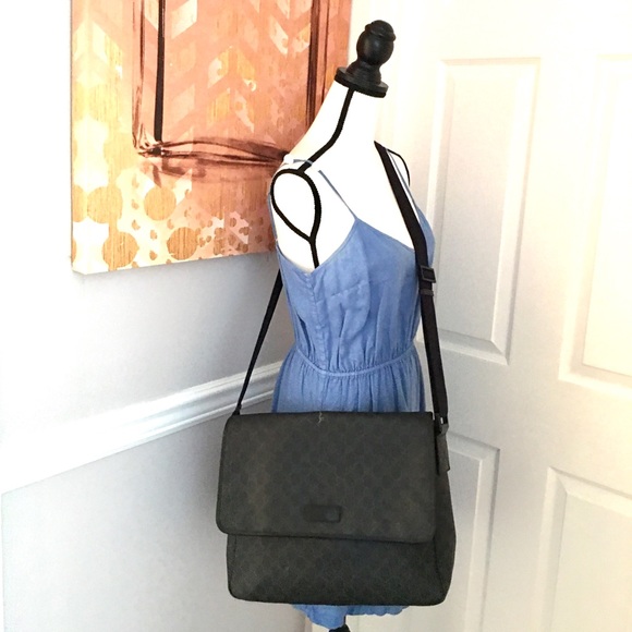 Authentic Gucci black monogram unisex mess… - Picture 3 of 16